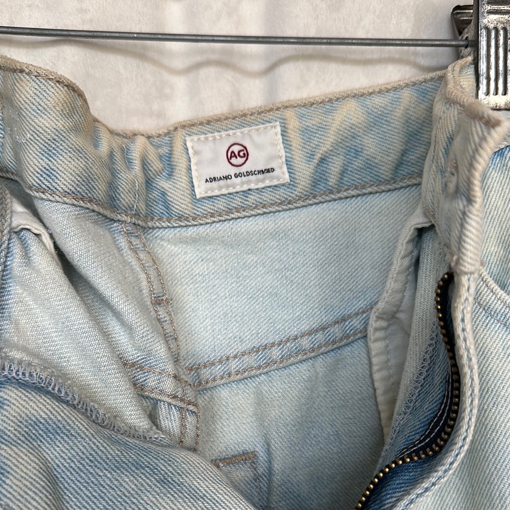 AG Adriano Goldschmied Light Wash Barrel Leg Women Jeans